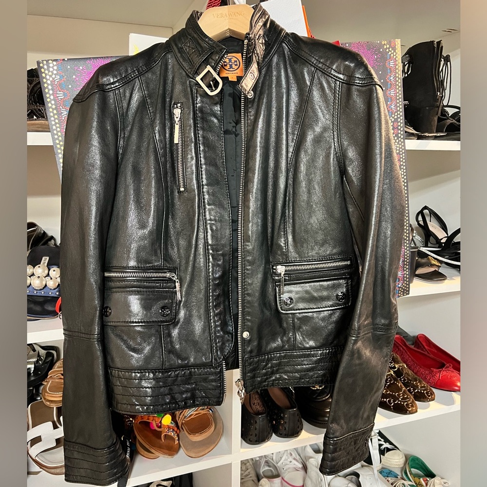 SOLD Tory Burch Leather Jacket